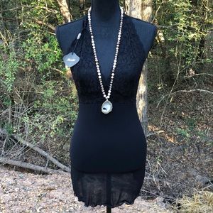 NWT🌹Lace Halter Nightie Slip!